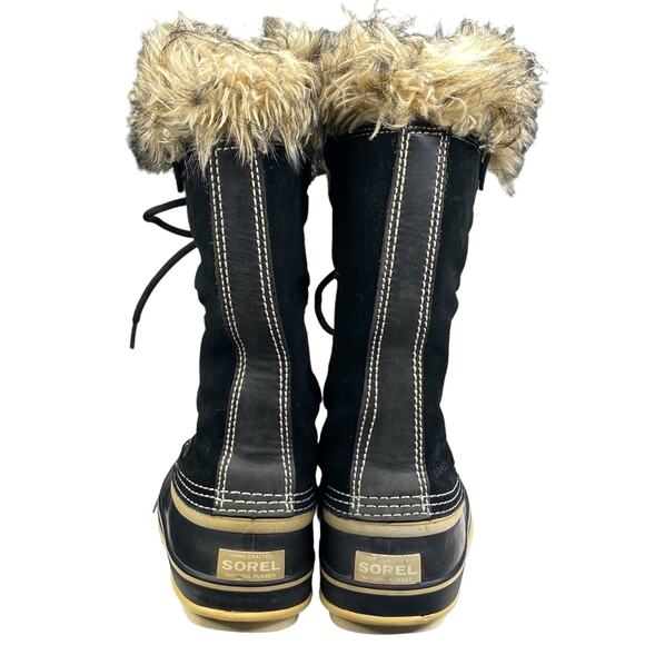 Sorel Women’s Joan Of Arctic Black Suede Winter Boot Size US 7 - Picture 8 of 11